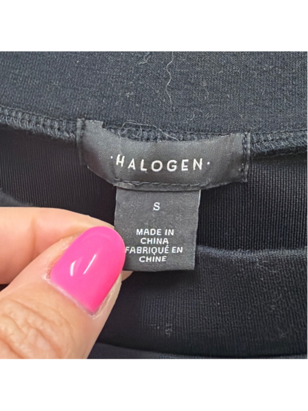 Halogen Ruffle Tiered Detail S/S Shirt in Black Sz Small! - Picture 4 of 6